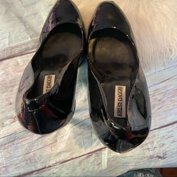 Kelsi Dagger black platform pumps sz7.5 - Picture 9 of 9